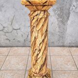 Iron column imitation marble