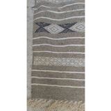 Traditional handmade grey hallway carpet  200x60cm