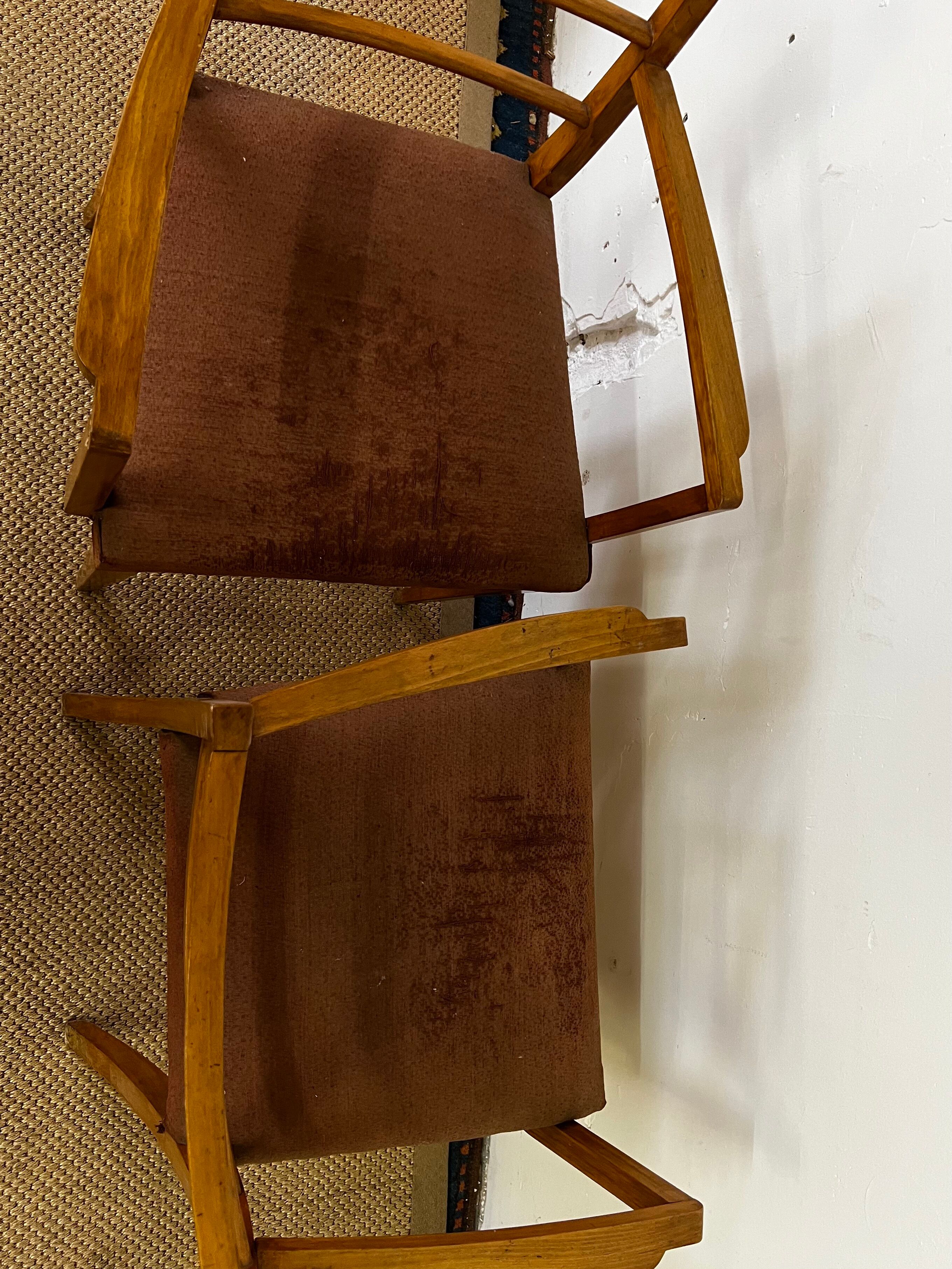 Pair of vintage armchairs