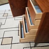 Bookcase cabinet modular shelves vintage 1970