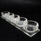 J4i art deco set of crystal salt shakers