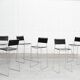 Leather barstools by Giandomenico Belotti for Alias, 1980s, set of 6