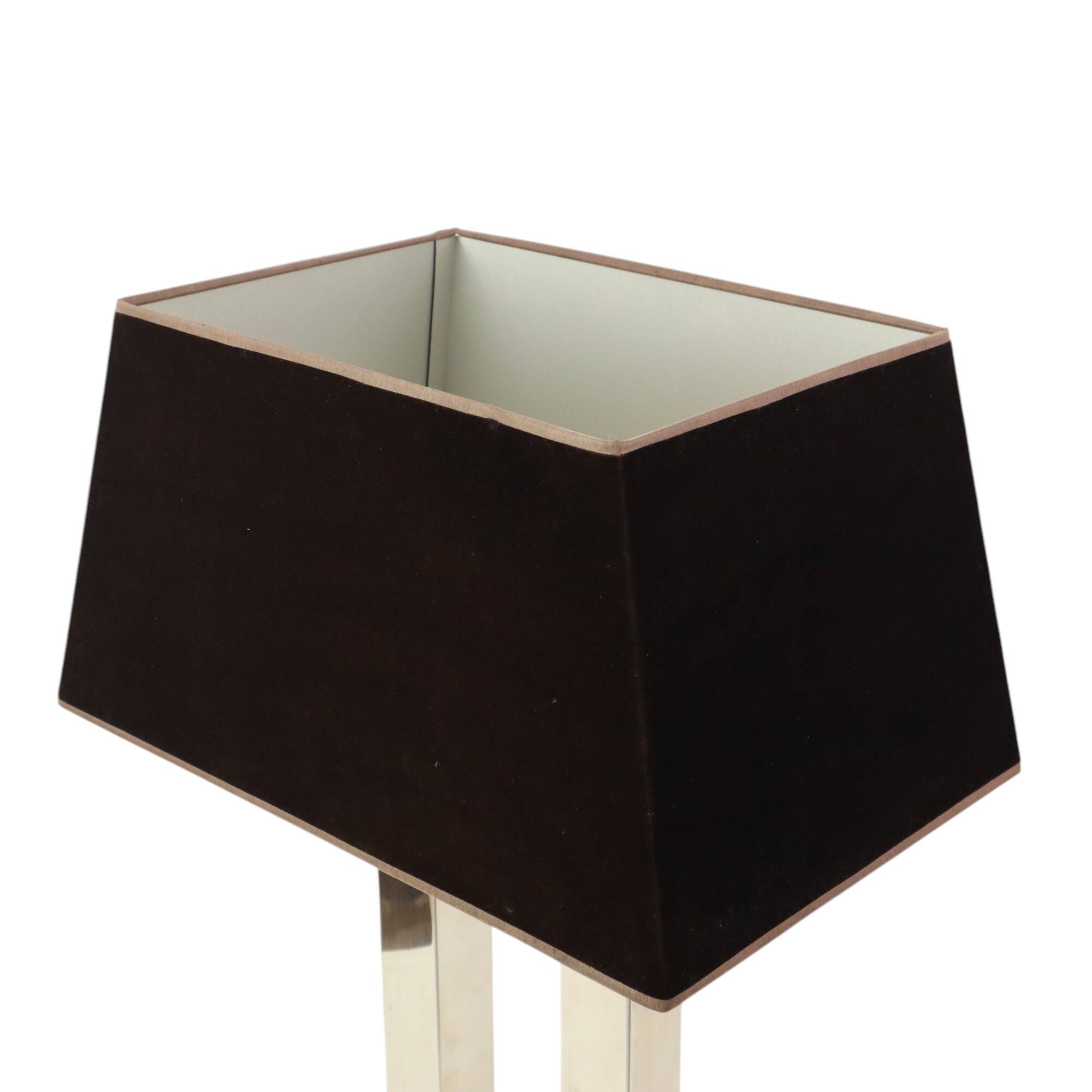 Lampe de table design Eichholtz Arlington en acier inoxydable avec base en granit 72 cm