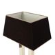 Lampe de table design Eichholtz Arlington en acier inoxydable avec base en granit 72 cm
