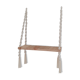 Étagère murale bois et corde de coton