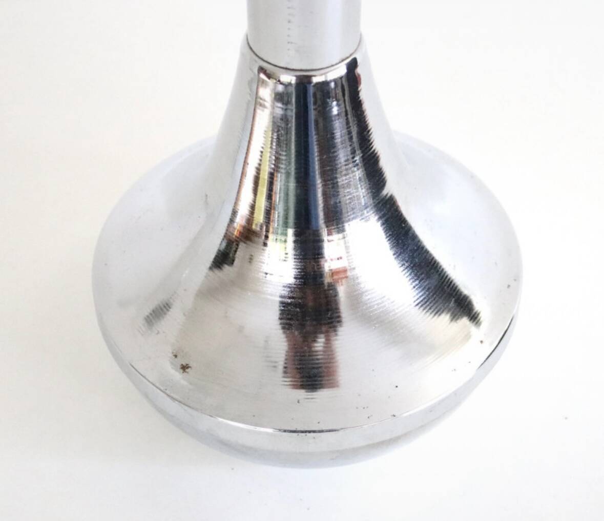 Cendrier sur pied Culbuto italien chromé 1970