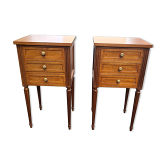 Pair of Louis XVI bedsides
