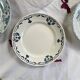 Set of 6 mismatched antique earthenware dinner plates