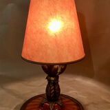 Metal & glass lamp