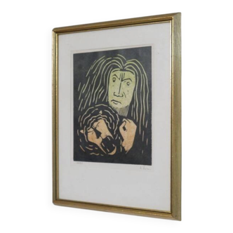 Swedish lithography by Ake Holm