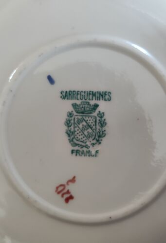 Service à café Sarreguemines décor Minton