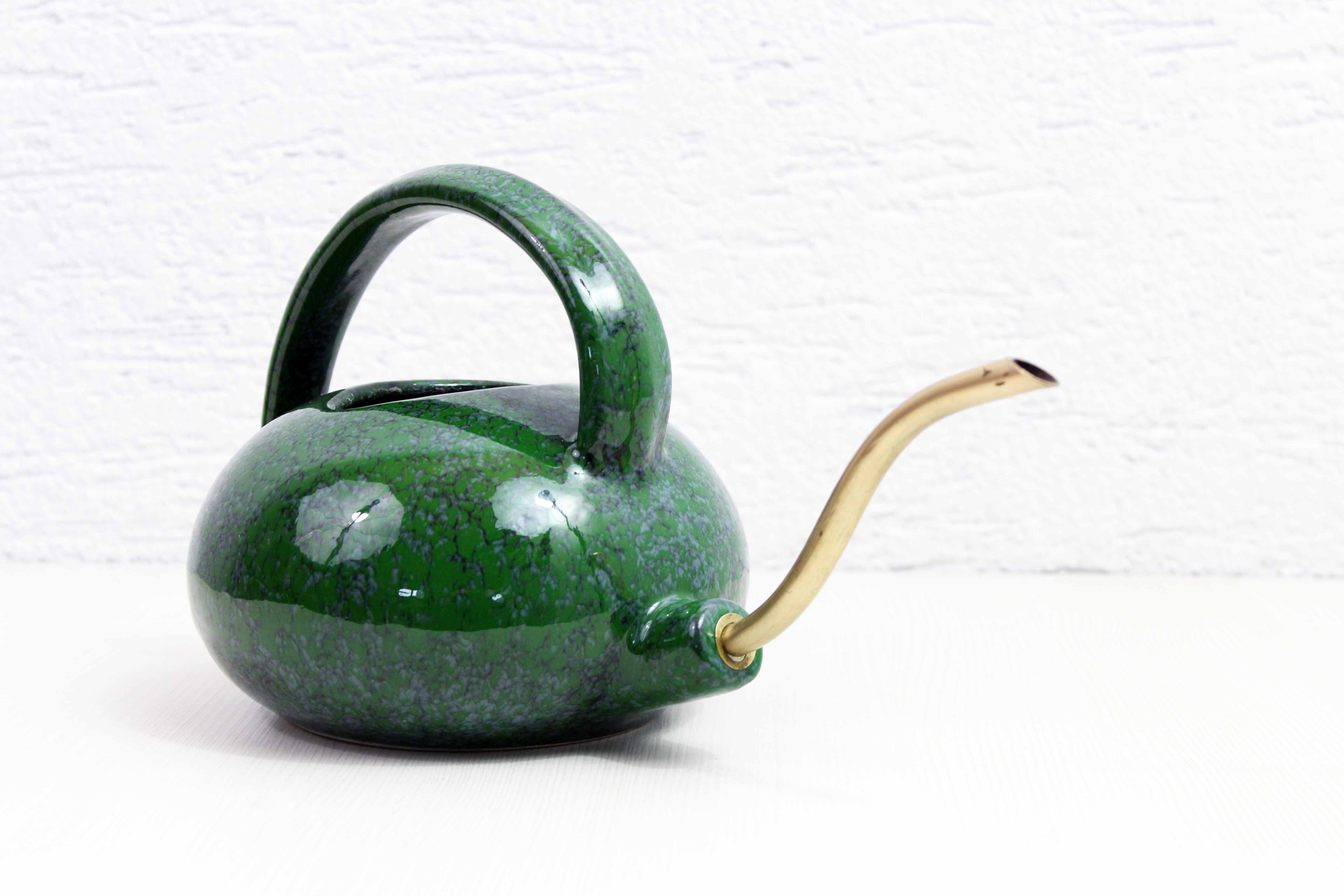 Vintage ceramic watering can