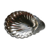 Dish scallops in silver metal