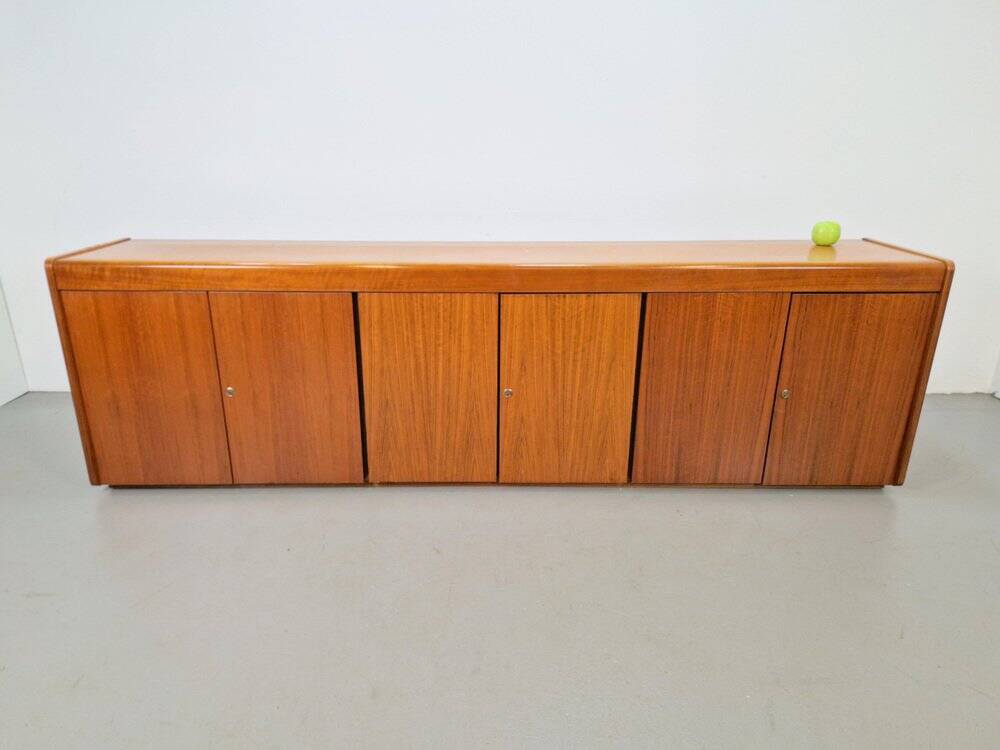 Enfilade en teck danois vintage, années 1960