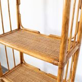 Shelf in rattan