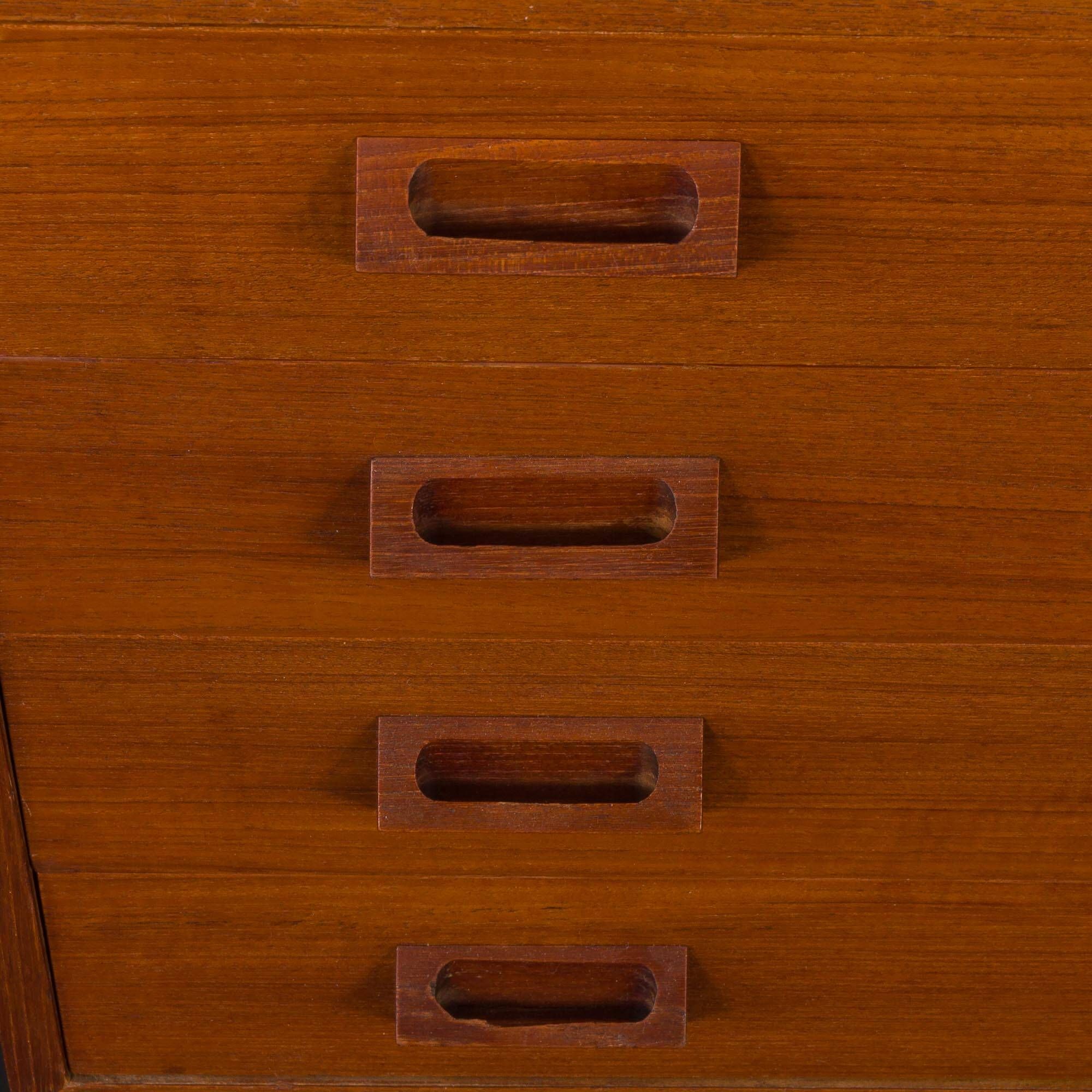 Italian mid century free standing wall unit or room divider with secretaire or bar cabinet, 1960s