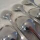12 Christofle Concorde silver plated dessert spoons, 17cm