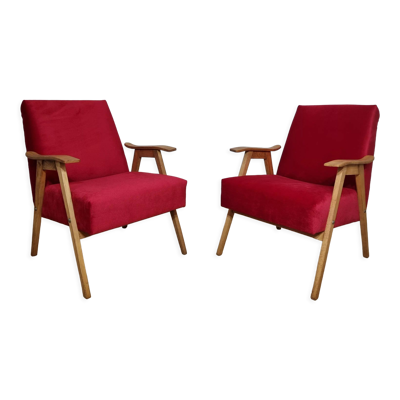 Paire de fauteuils by Tatra Nabytok