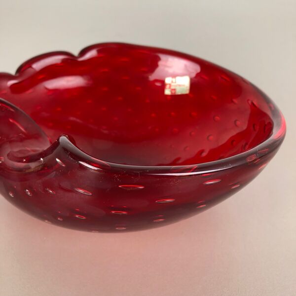Cendrier Murano Glass Strawberry
