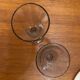 Set of champagne flutes in Biot glass