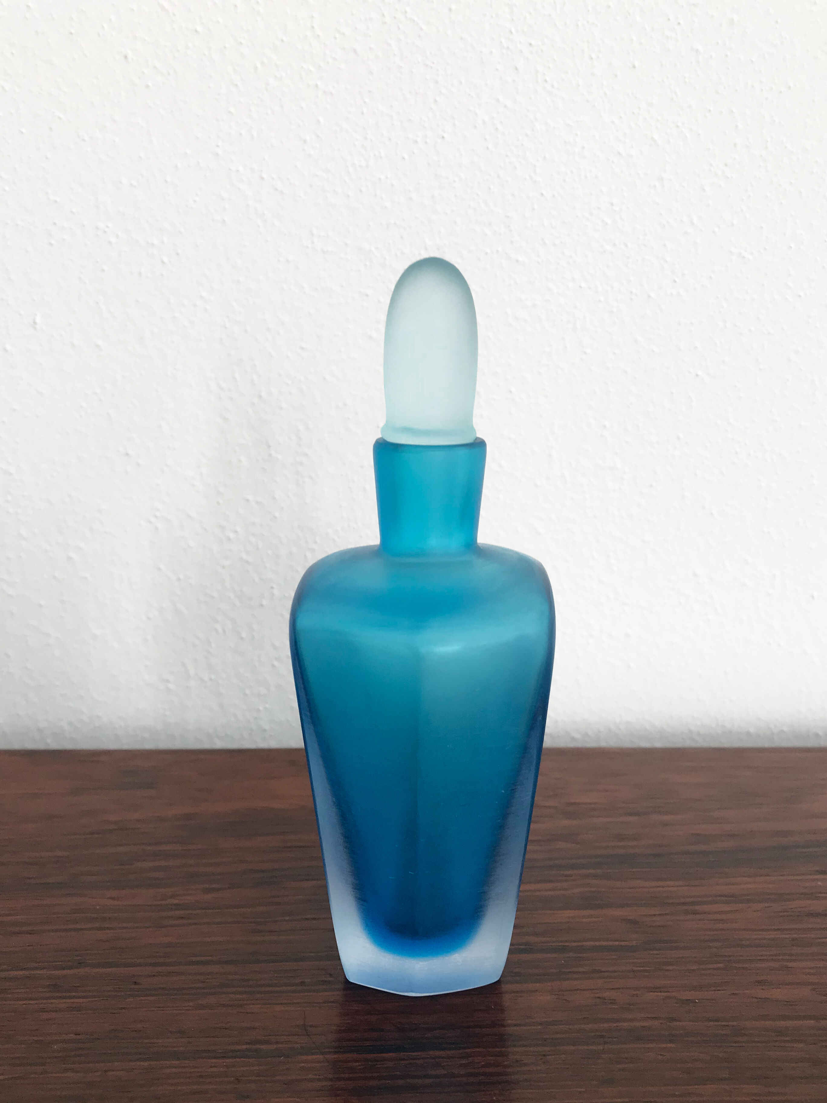 Venini Murano Italian vase bottle Velati series 1992