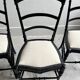 Chaises Napoléon III retapissées