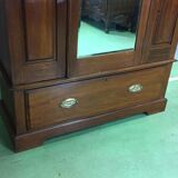 Mahogany english wardrobe