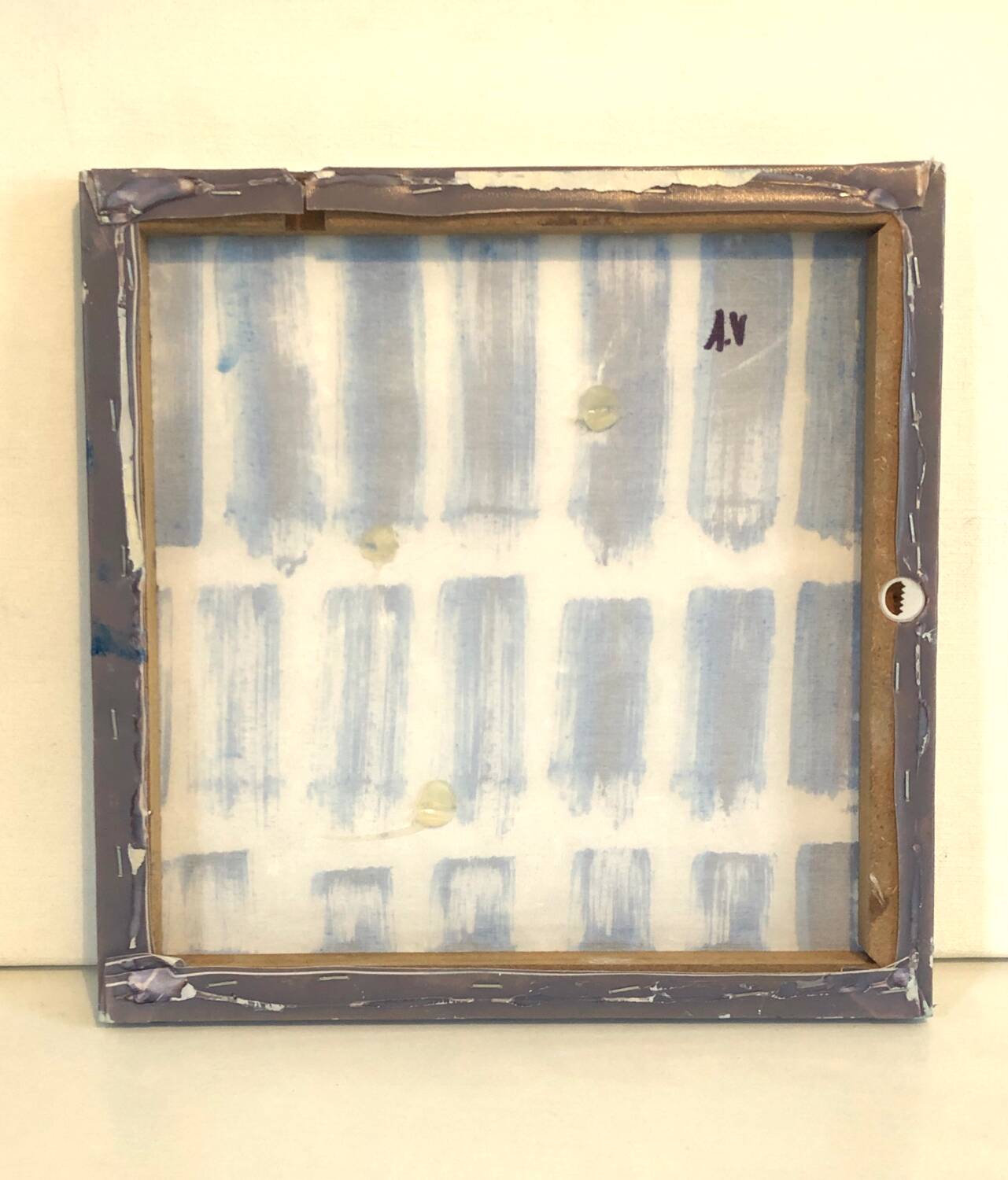 Blue White Oil Painting