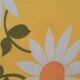 Set yellow tablecloth marguerite pattern and 8 vintage napkins