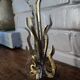 Brutalist Bronze Sculpture Candle Holder or Vase by Heinz Goll