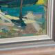 Original Swedish Oil on Panel – "Vid Knabäck, Skåne" by Carl-Axel Schwieler – Signed – Vintage & Framed – 59 × 50 cm (23.2" × 19.7")