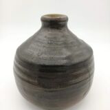 Sandstone vase by Puisaye Jean-Michel Doix