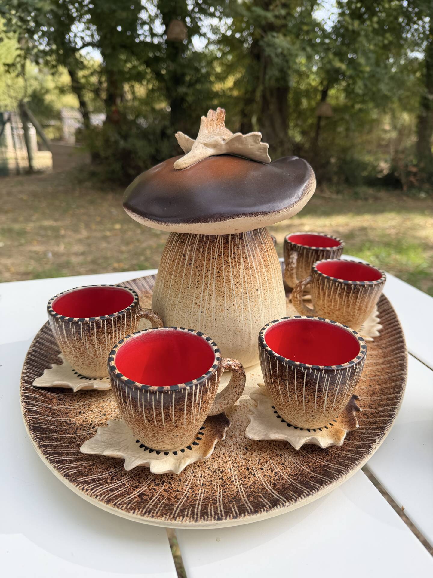 Vintage Bruno Dose service – Mushroom model