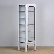 Vintage Iron And Glass Medical Cabinet, 1970s