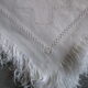10 old damask-monogrammed-embroidered tea towels 30x30cm