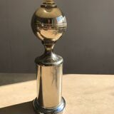 Chrome metal lamp from the 1970s