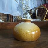 Vase ball soliflore in enamelled sandstone signed Vaser