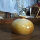 Vase ball soliflore in enamelled sandstone signed Vaser