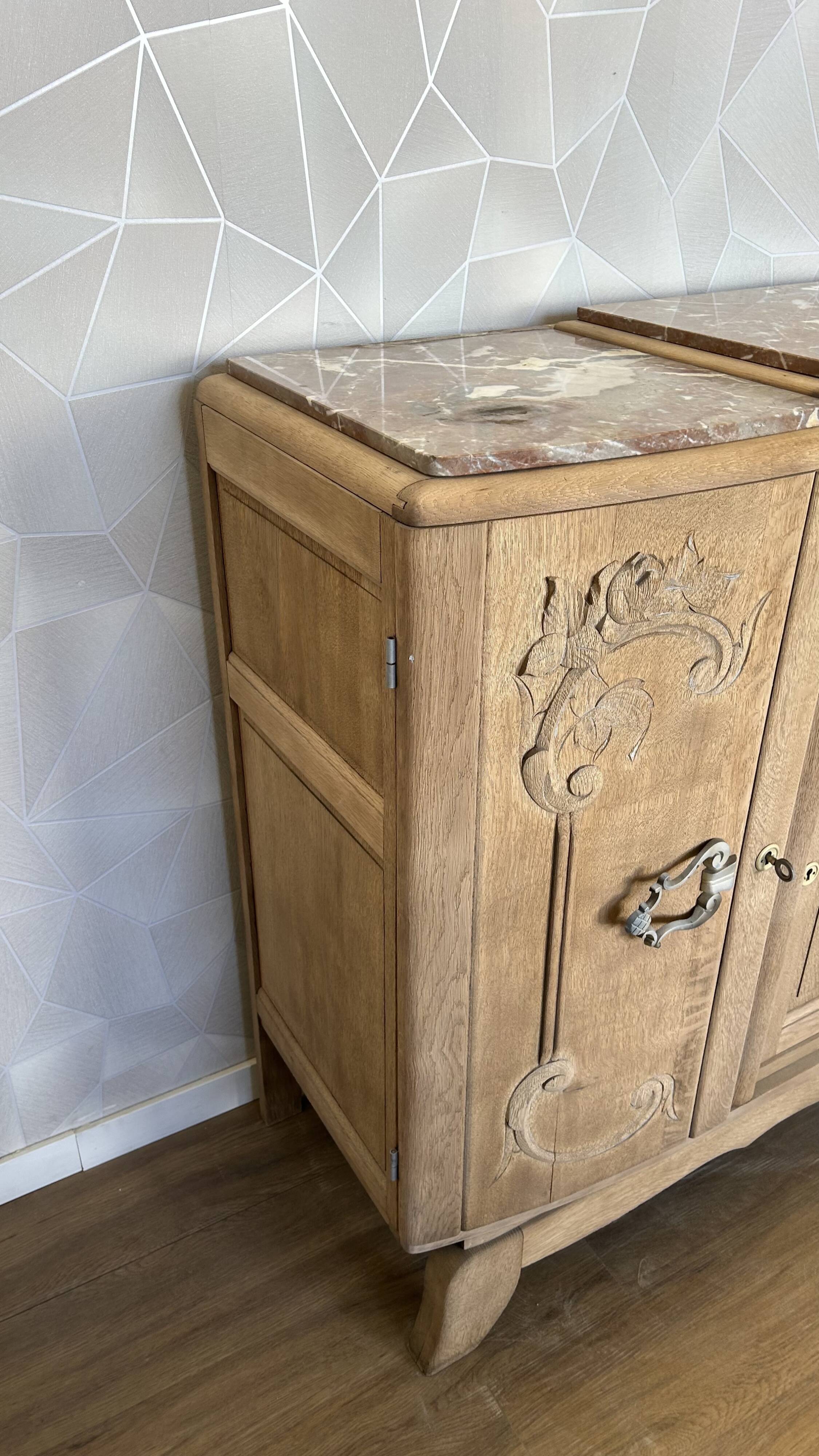 1950s Art Deco airbrushed sideboard