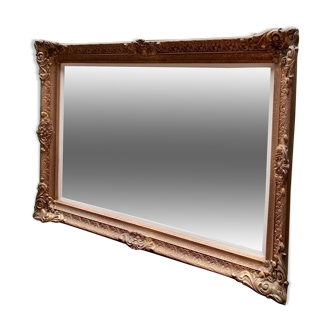 Mirror in a baguette frame.