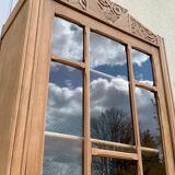 Art deco glass-glazed parisian wardrobe
