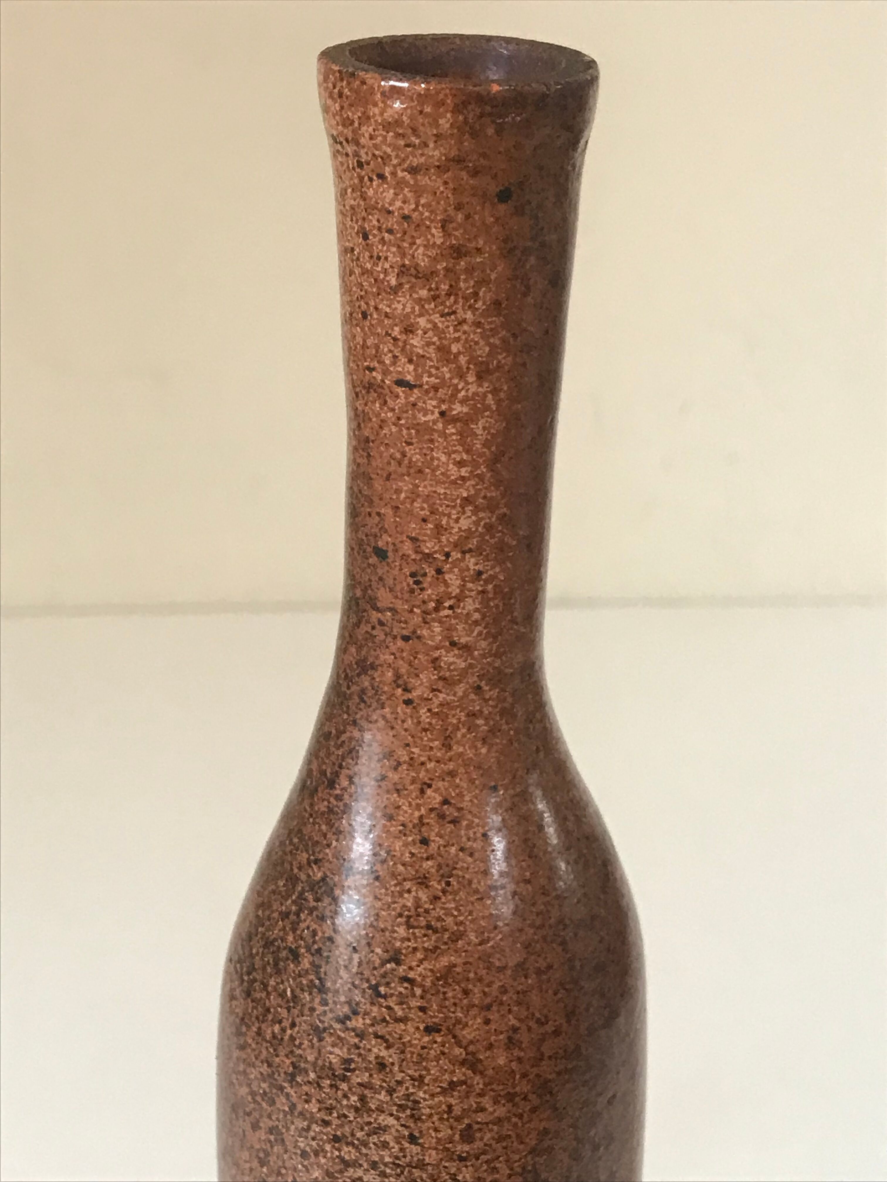 Vase soliflore neck fine vintage design years 70