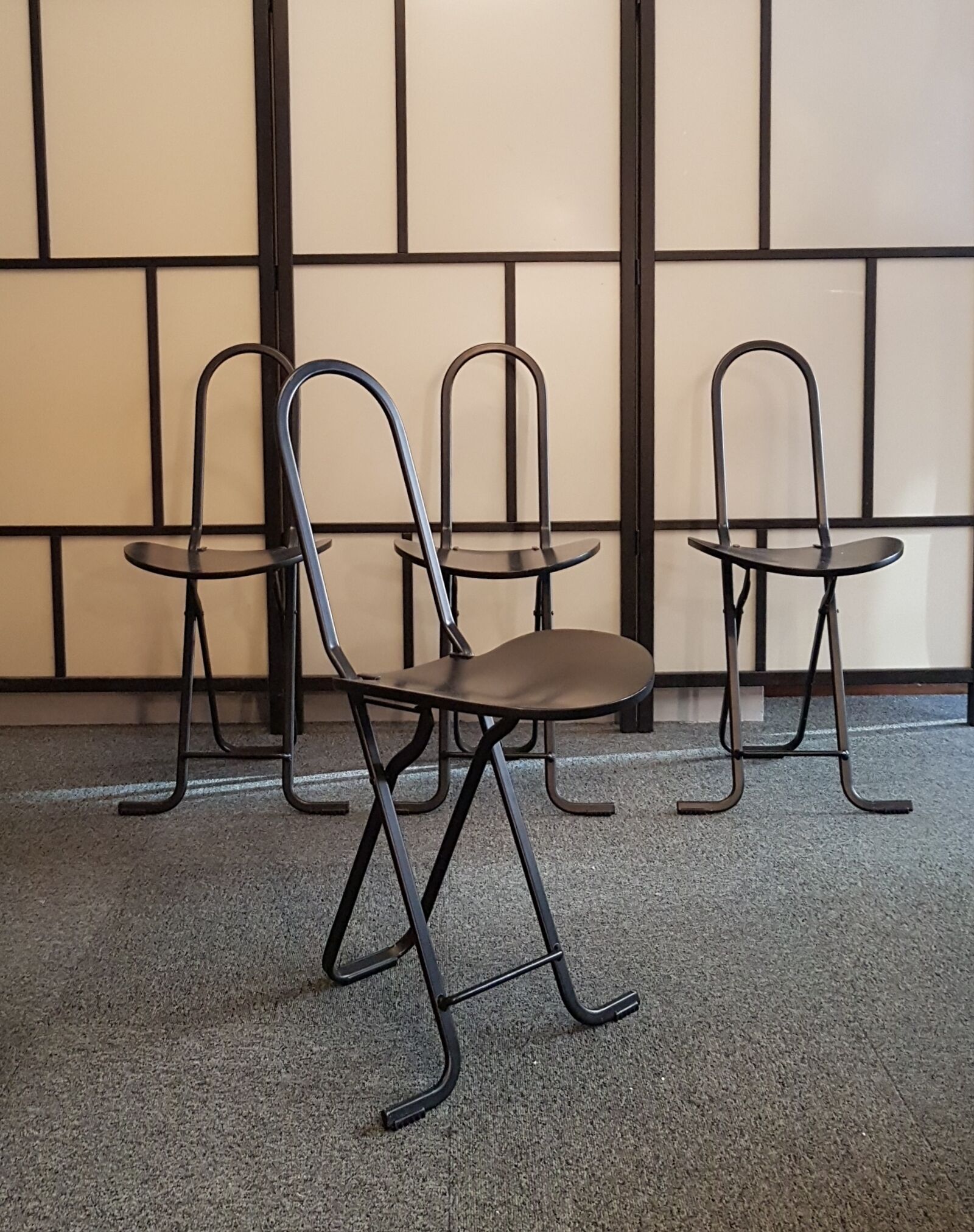 Italian chairs, 80s.