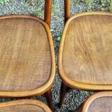 6 Baumann bistro chairs n°58 from the 20s