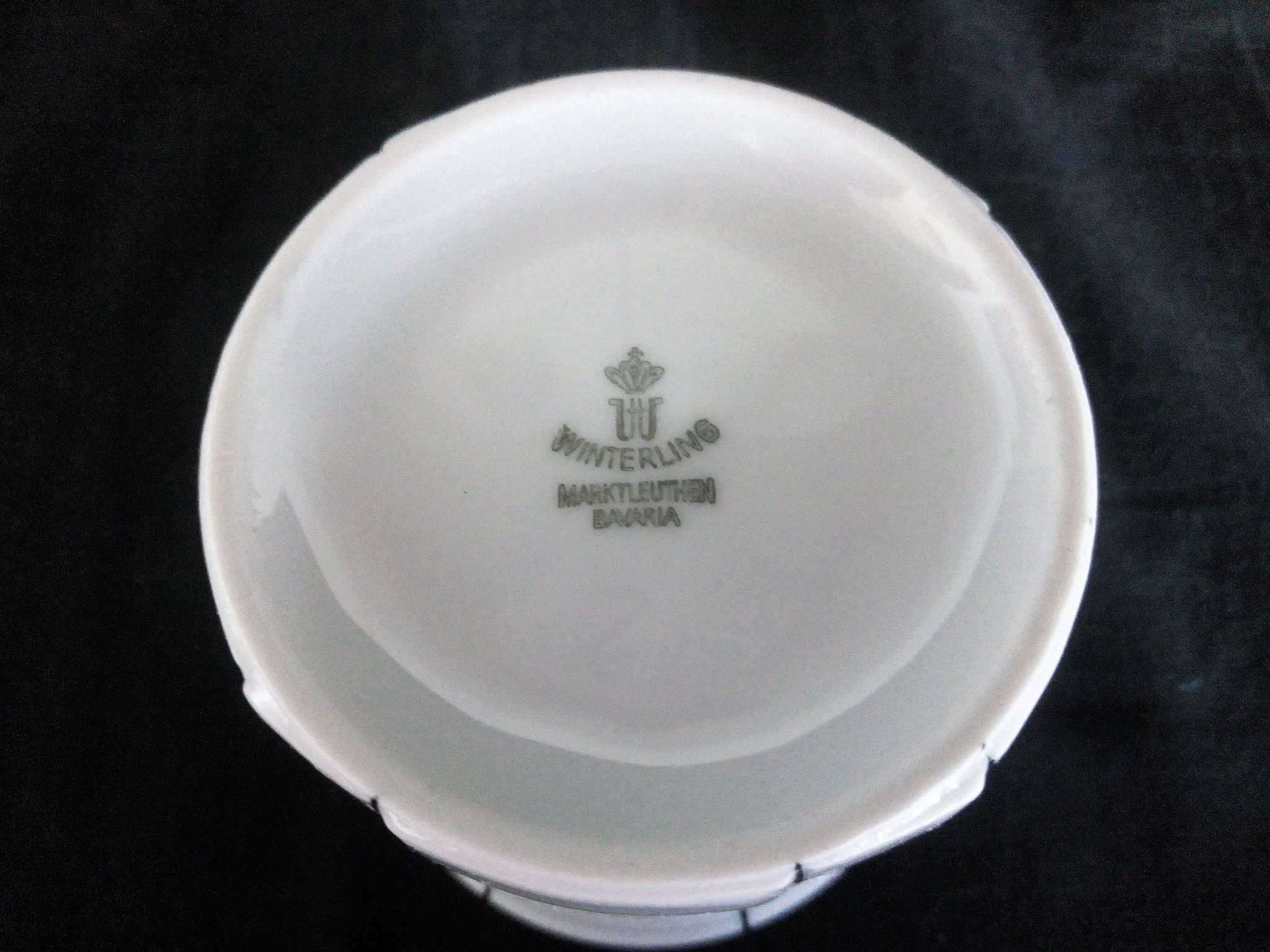 Art Deco coffee service for 6 people in porcelain Winterling Marktleuthen Bavaria (22 pieces)