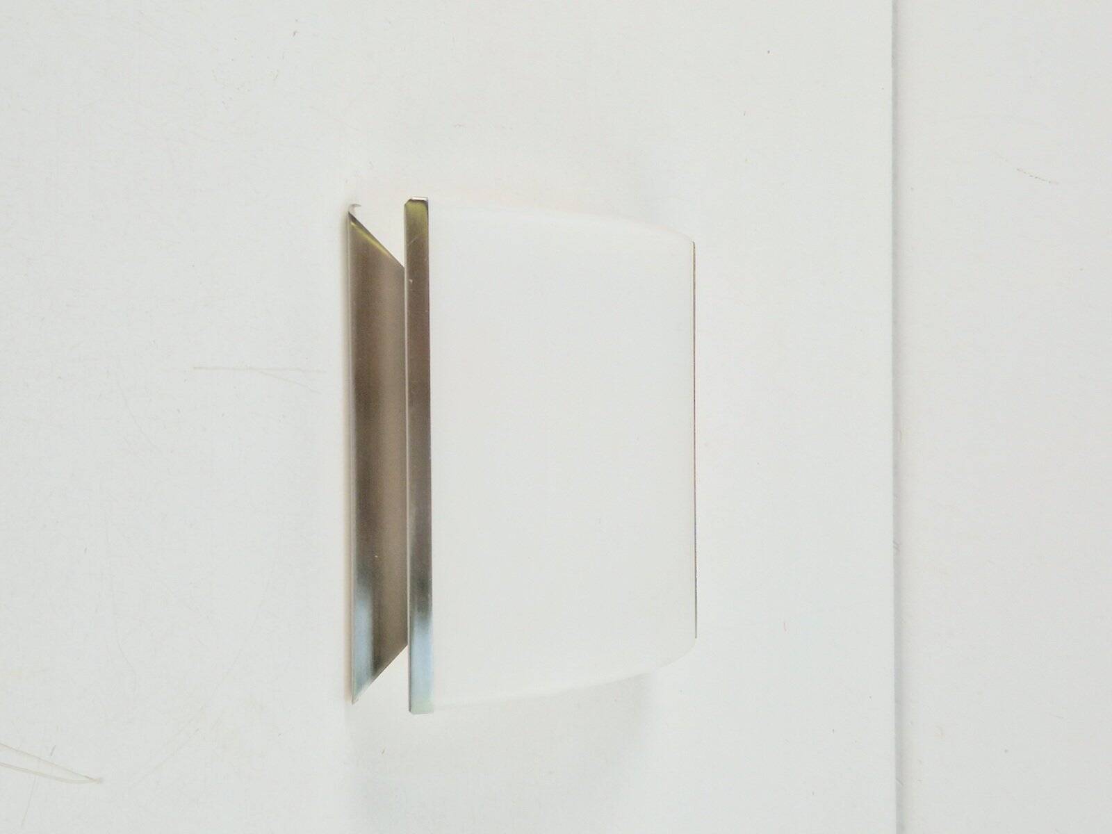 Tecla Wall Lamp in Opaline Glass from Panzeri, 1980s