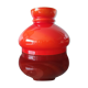 Abat day vintage opaline glass orange 1970