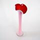 Pink vase, Murano glass, Italian design, 1970s, made in Italy