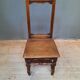 Wooden stepladder chair