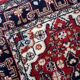 Tapis vintage du Moyen-Orient Hamadan fait main en laine – 60 x 98 cm